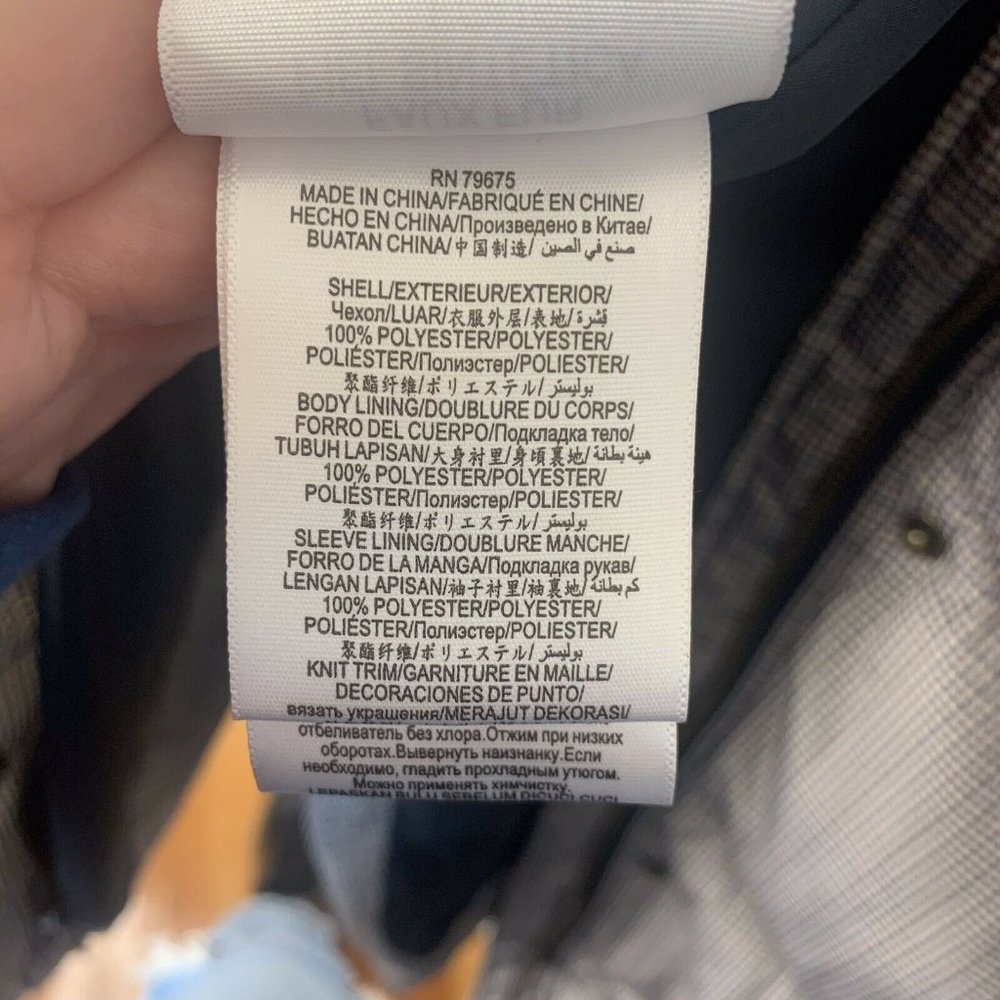 Bcbgeneration Houndstooth Puffer Jacket Coat Fur - image 8